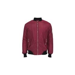 Picture of DDI 2340182 Women&apos;s Two-Tone Bomber Jacket - Berry Case of 12