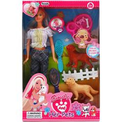 Picture of DDI 2281488 12 in. Emily Fashion Doll with Pets & Accessories - Case of 12