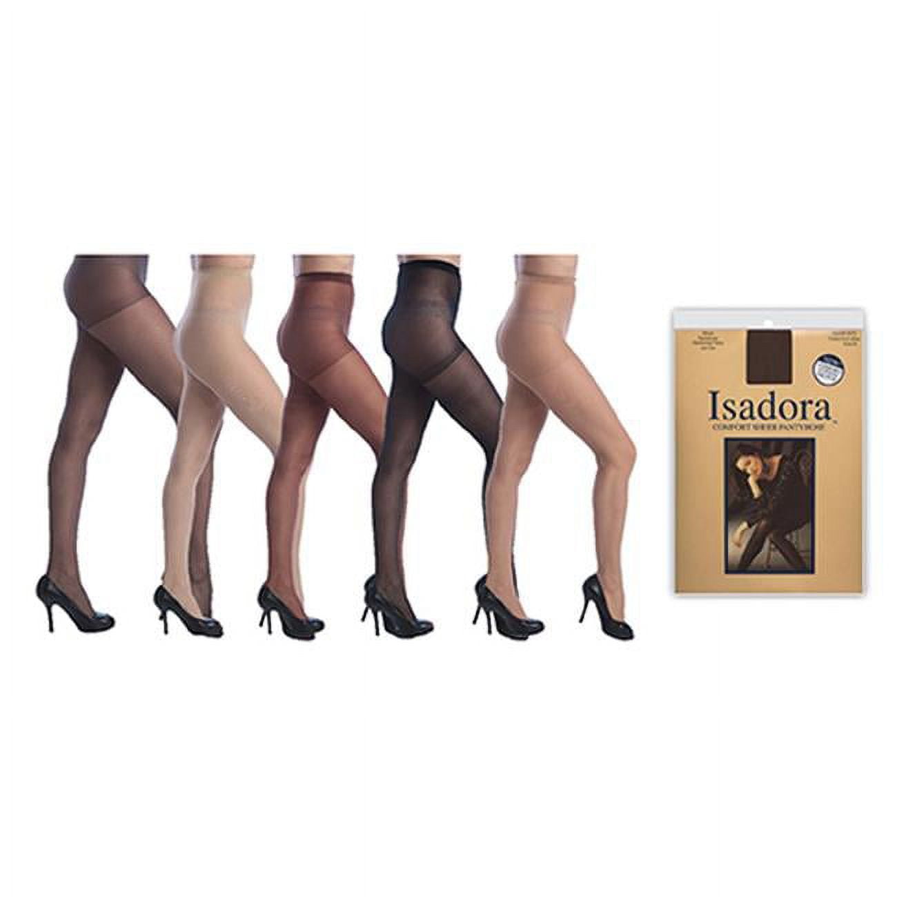 Picture of DDI 2340616 Isadora Comfort Sheer Pantyhose With Cotton Crotch - Assorted Colors - S/M &amp; M/T Case of 120