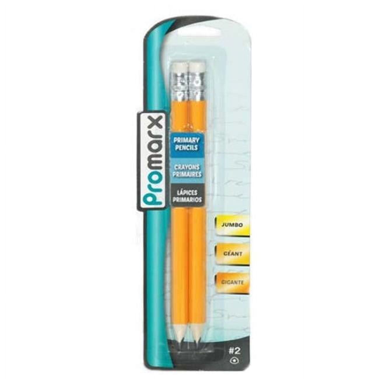 Picture of DDI 2324266 Promarx #2 Pencils - 2 Count  Yellow  Pre-sharpened  Jumbo Case of 48
