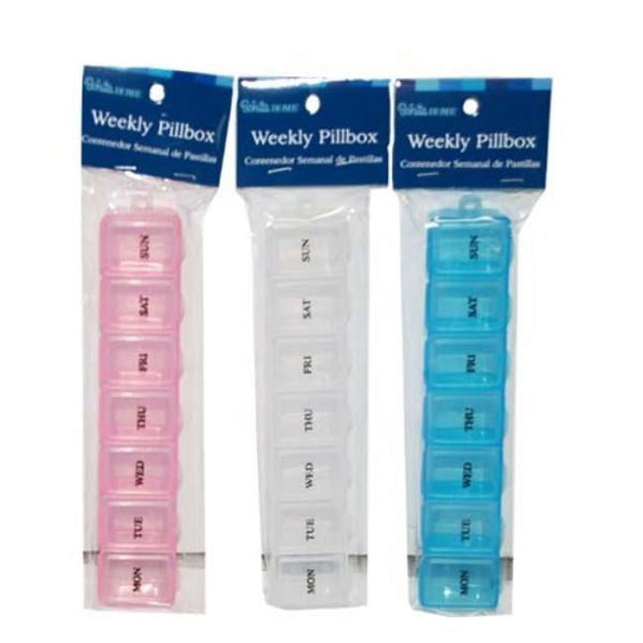 Picture of DDI 2324324 Weekly Pill Box - 3 Colors Case of 48