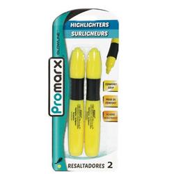 Picture of DDI 2324354 Promarx Highlighters - 2 Count  Yellow  Glowline Case of 48
