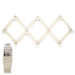 Bonita Home 2329863 10 Hook Almond Expandable Rack - Case of 48