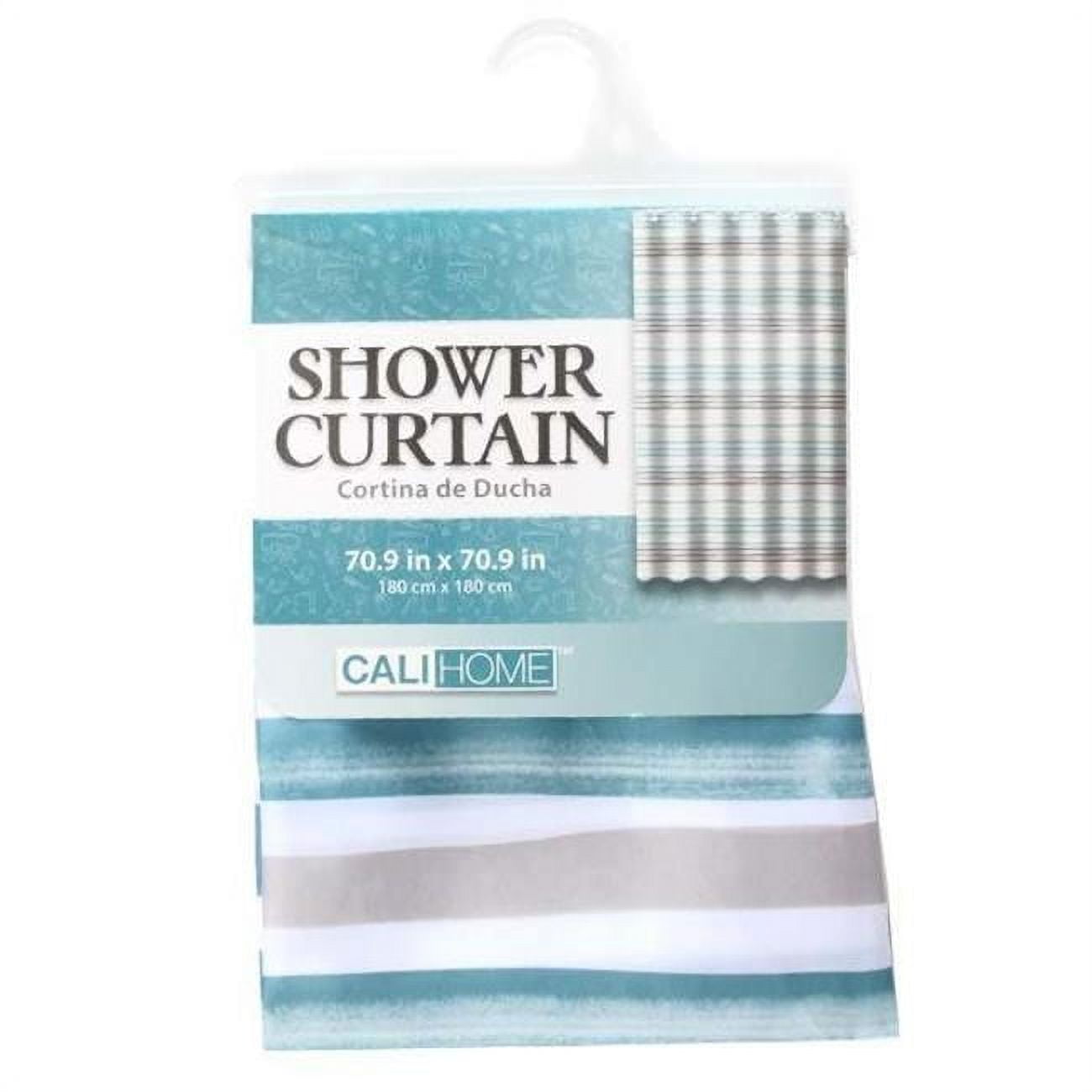 Picture of DDI 2329891 Blue/Grey Fabric Shower Curtain 70.9&quot; x 70&quot; Case of 24