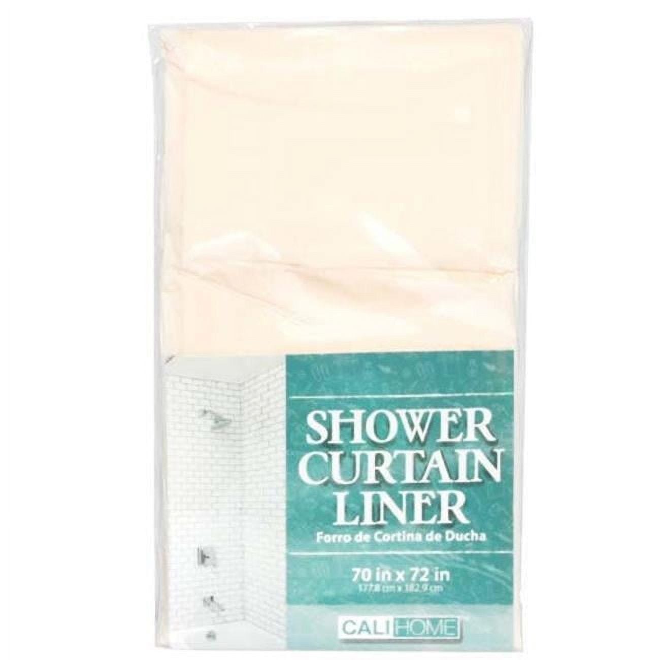 Picture of DDI 2329898 Almond Shower Liner 70&quot; x 72&quot; Case of 50