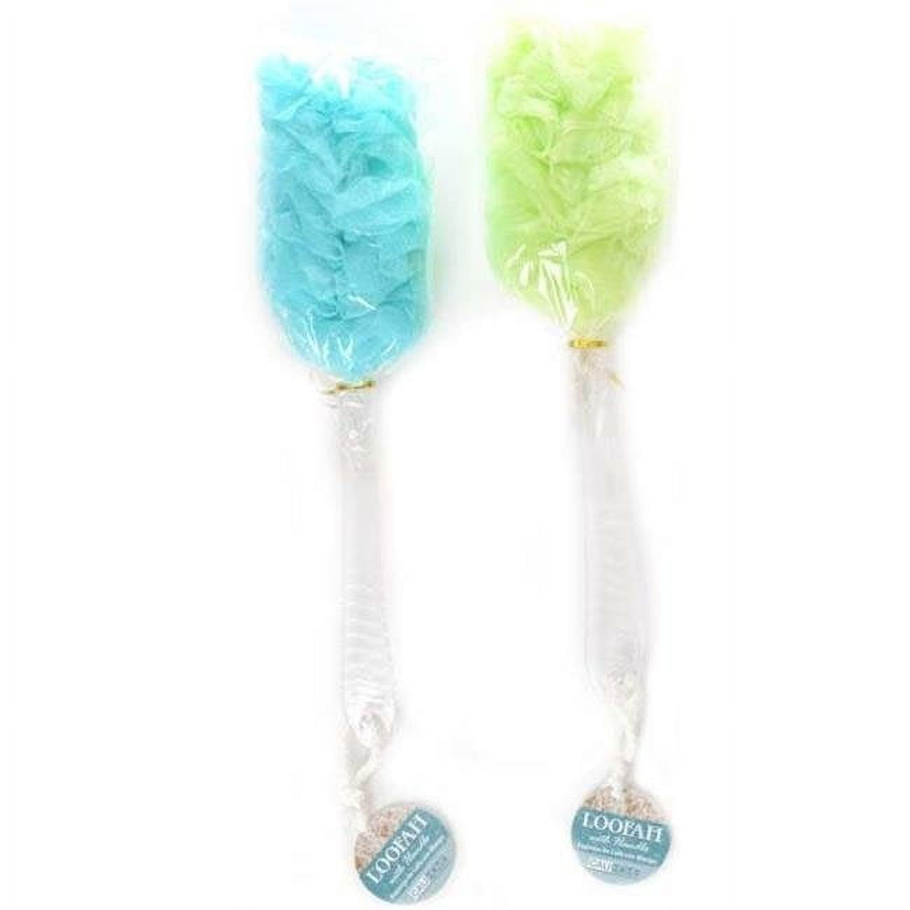 Picture of Cali-Home 2329968 Bath Loofah with Handle&#44; Green & Aqua - Case of 96