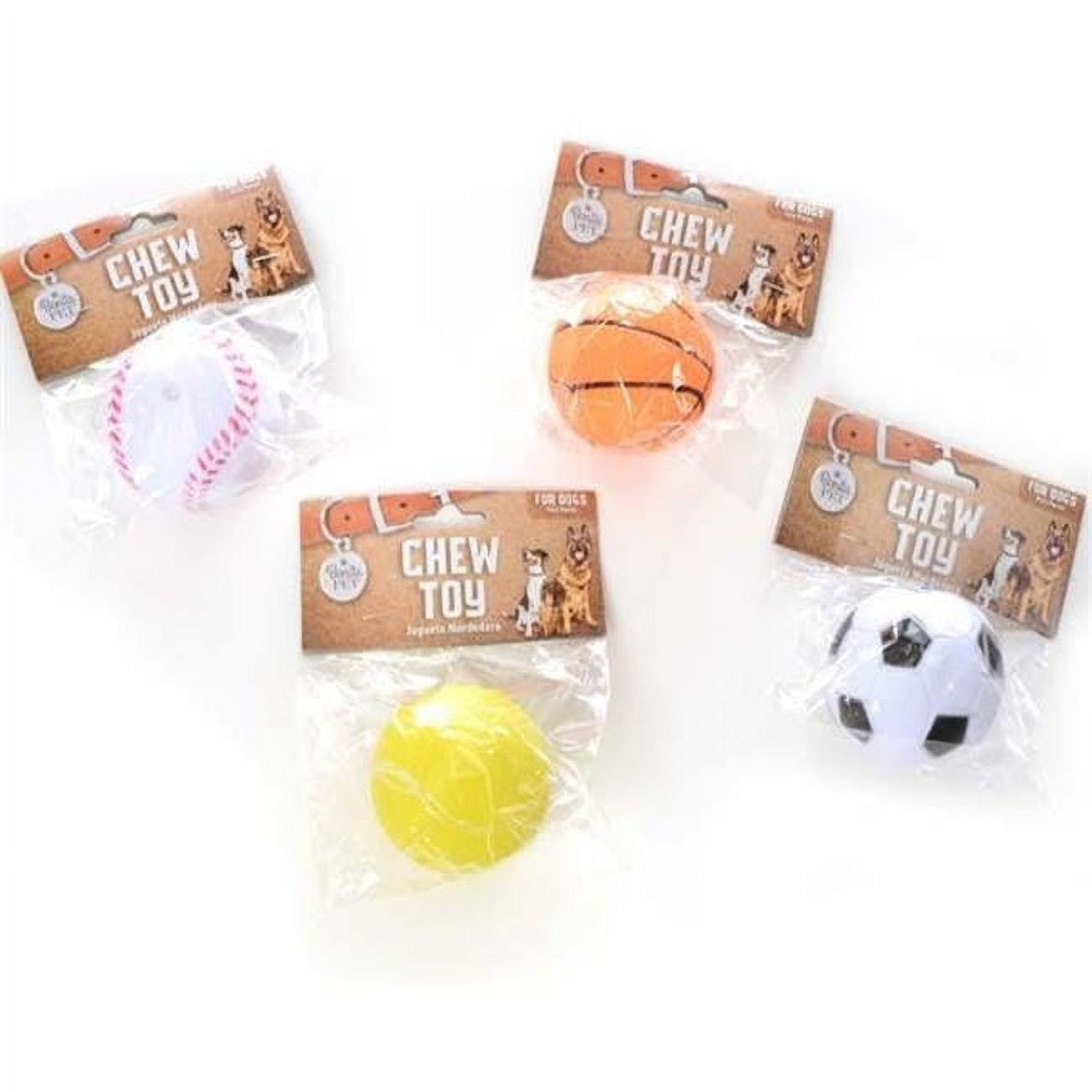 Picture of DDI 2332235 Ball Pet Toys - Assorted  Squeaker  2.62&quot; Case of 240