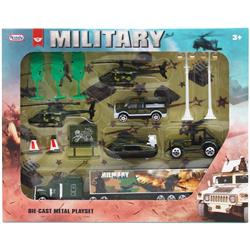 Picture of DDI 2340937 Diecast Military Play Set with Accessories - 14 Piece - Case of 18