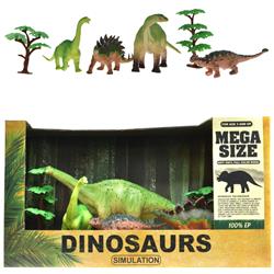 Picture of DDI 2341083 Mega Size Dinosaur Figures- 4 Per Pack - Case of 24