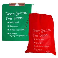 Picture of DDI 2341983 18 x 24 in. Non-Woven Santa Gift Sack&#44; Red & Green - Case of 36