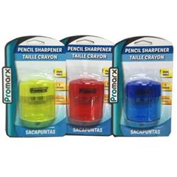 Picture of Promarx 2324286 Pencil Sharpener&#44; Assorted Color - Case of 48