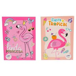 Picture of DDI 2342602 Spanish Flamingo Coloring Book - Assorted - 80 Pages Case of 48