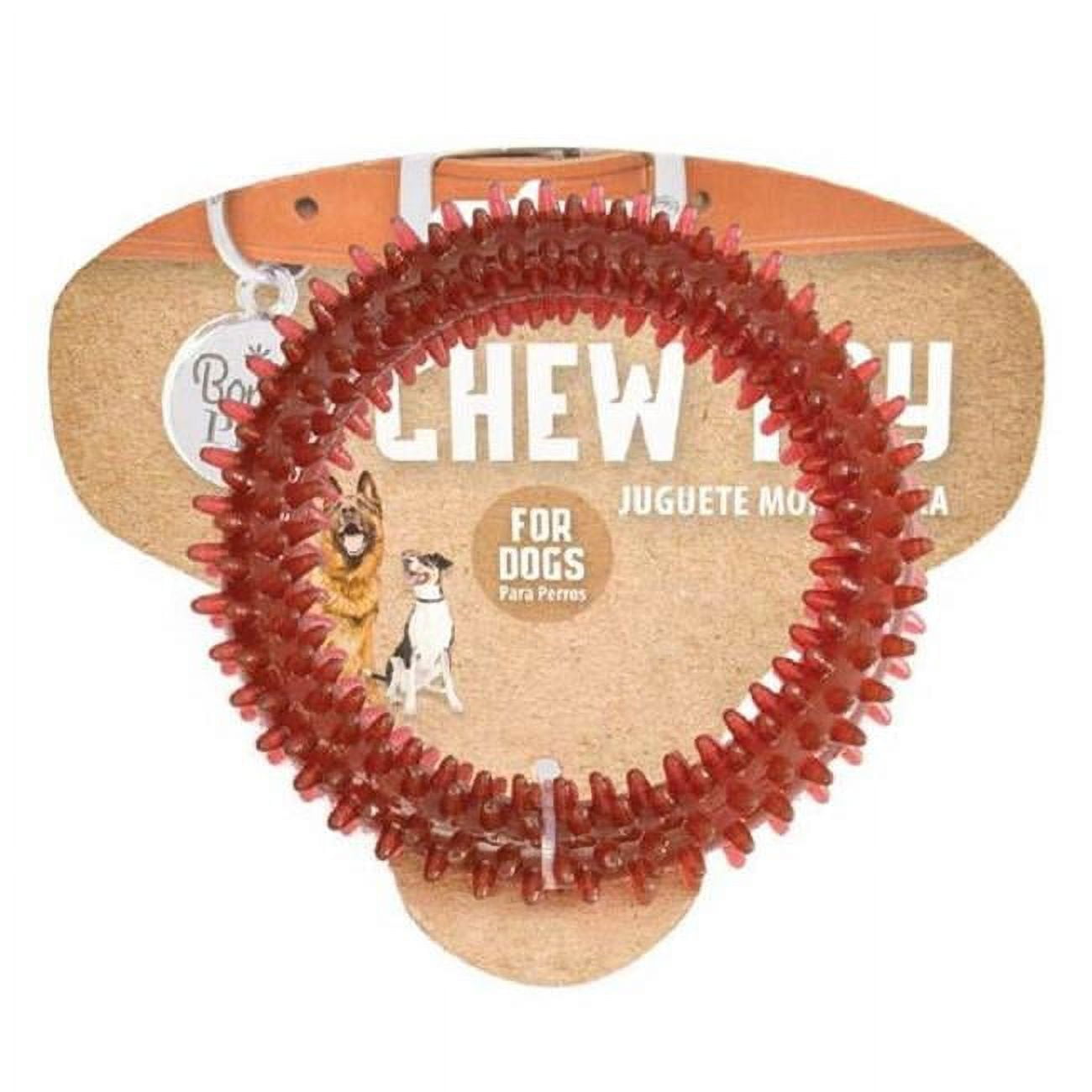 Picture of DDI 2332255 Ring Chew Toys - Red  4.52&quot; Case of 120