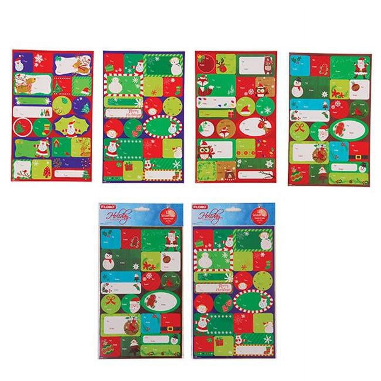 Picture of DDI 2341370 Christmas Self Stick Tags - Case of 72 - 120 Count