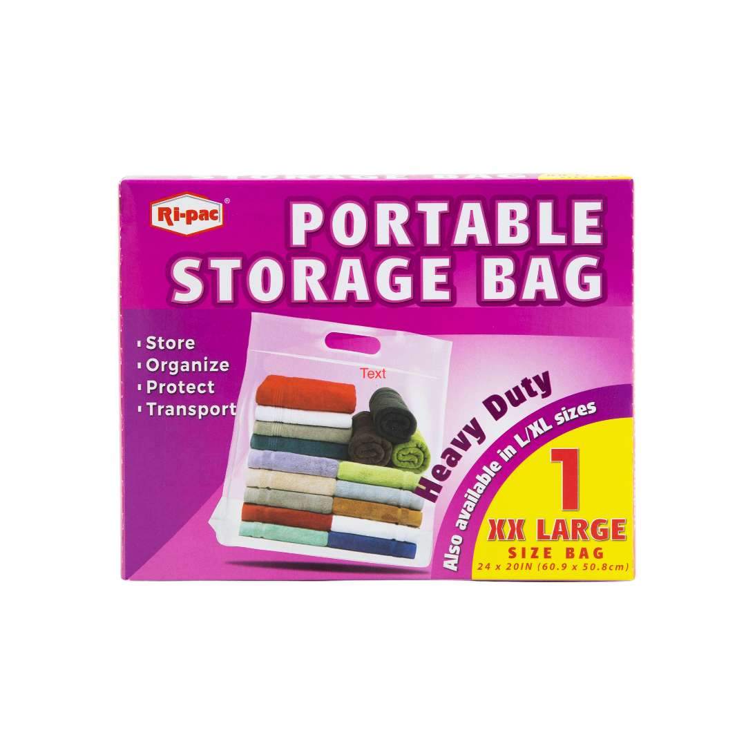 XXL Large Portable Storage Bag - Single Count Case of 24