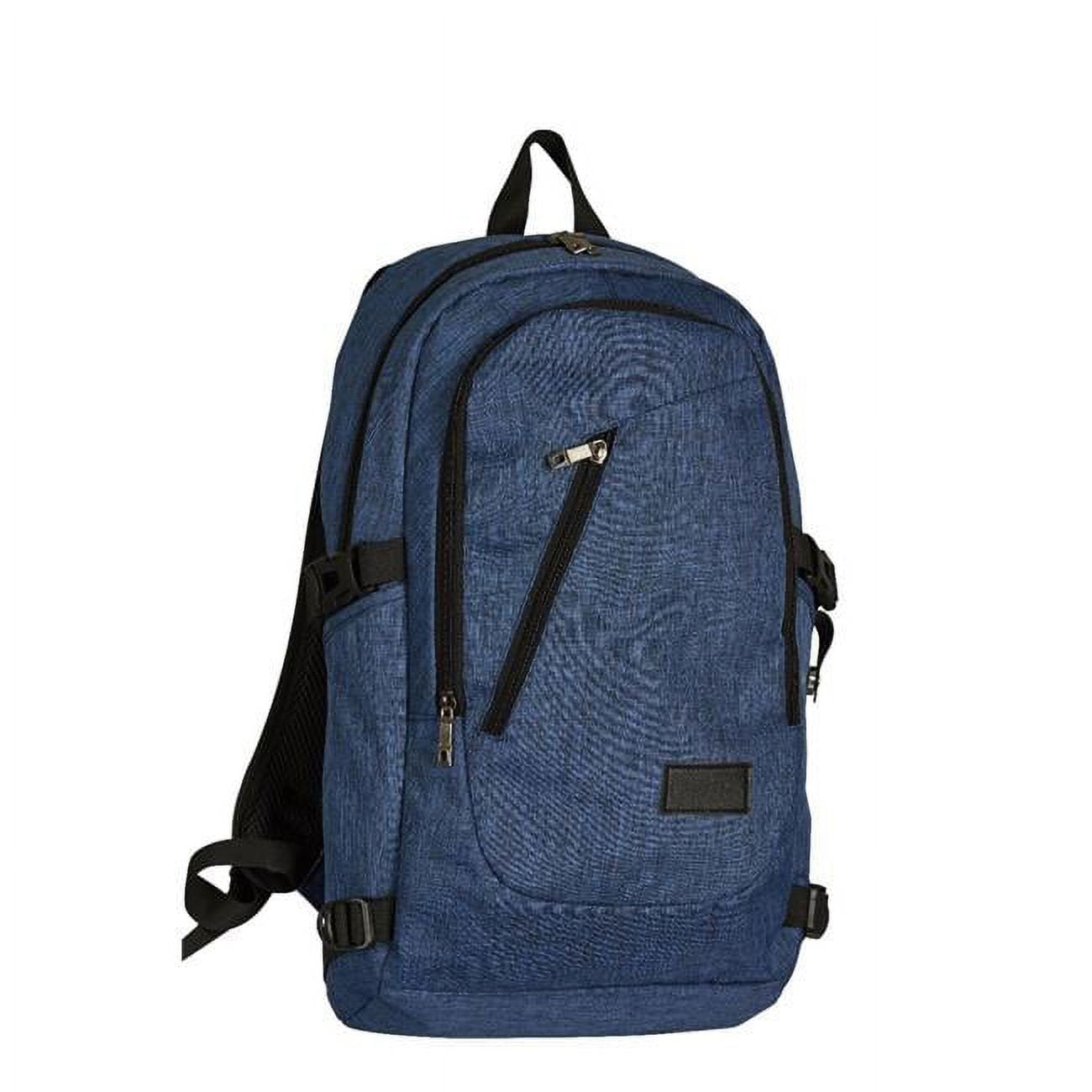 Picture of DDI 2347164 17&quot; Premium Multi-Pocket Laptop Backpack - Blue Case of 12
