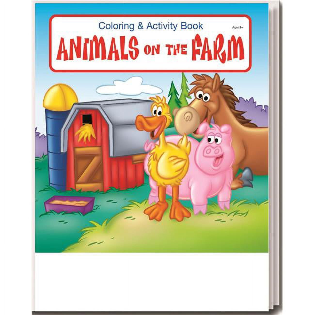 Picture of DDI 2345914 Coloring Book - Animals on the Farm Case of 125