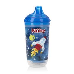 Picture of Nuby 2346678 10 oz Insulated Light-Up No Spill Sippy Cup&#44; Space Blue - Case of 24