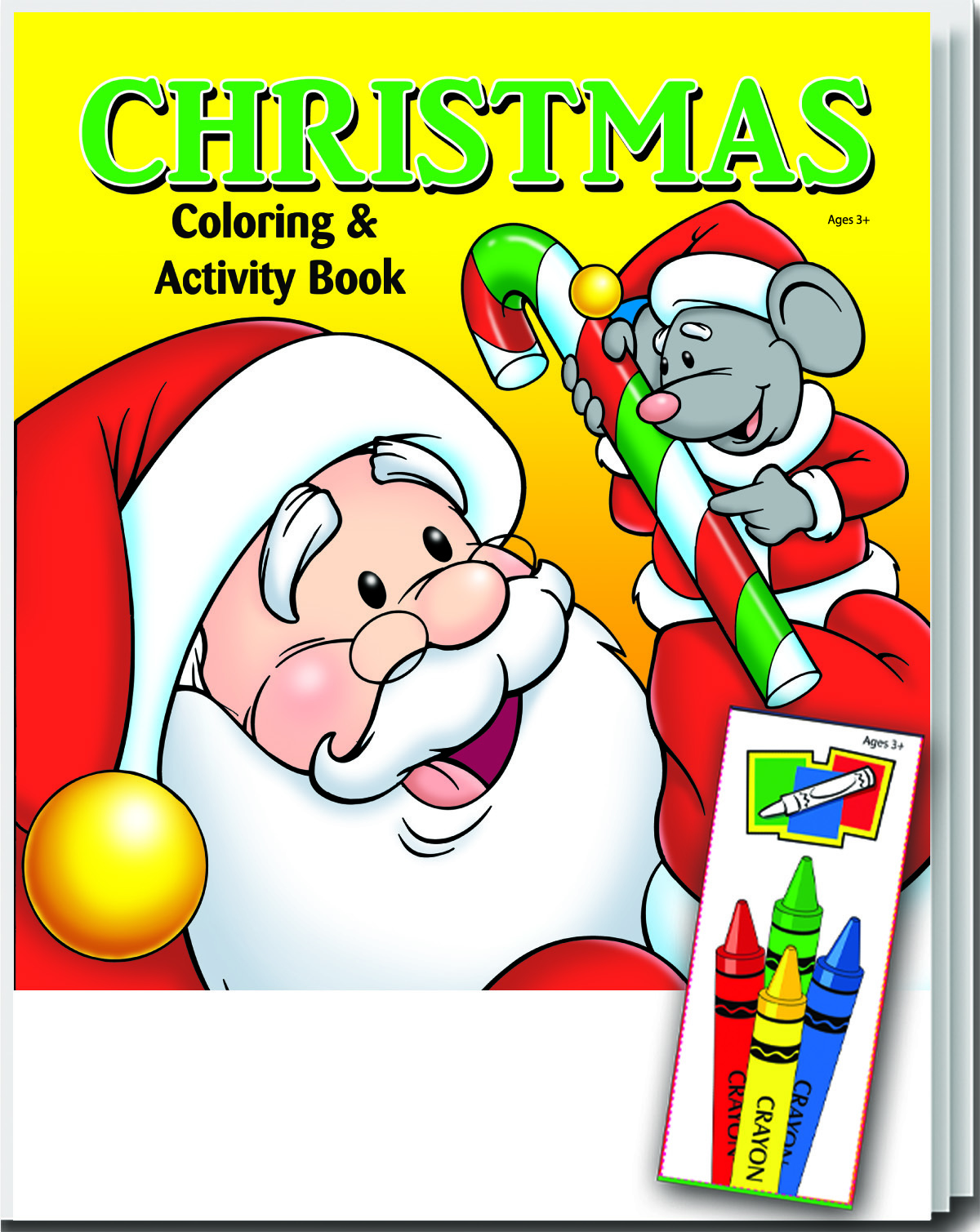 Coloring Book Fun Pack - Christmas Case of 72