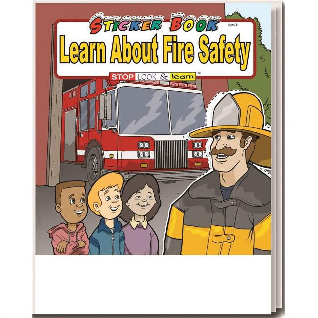 Picture of DDI 2345922 Sticker Book - Learn About Fire Safety Case of 125