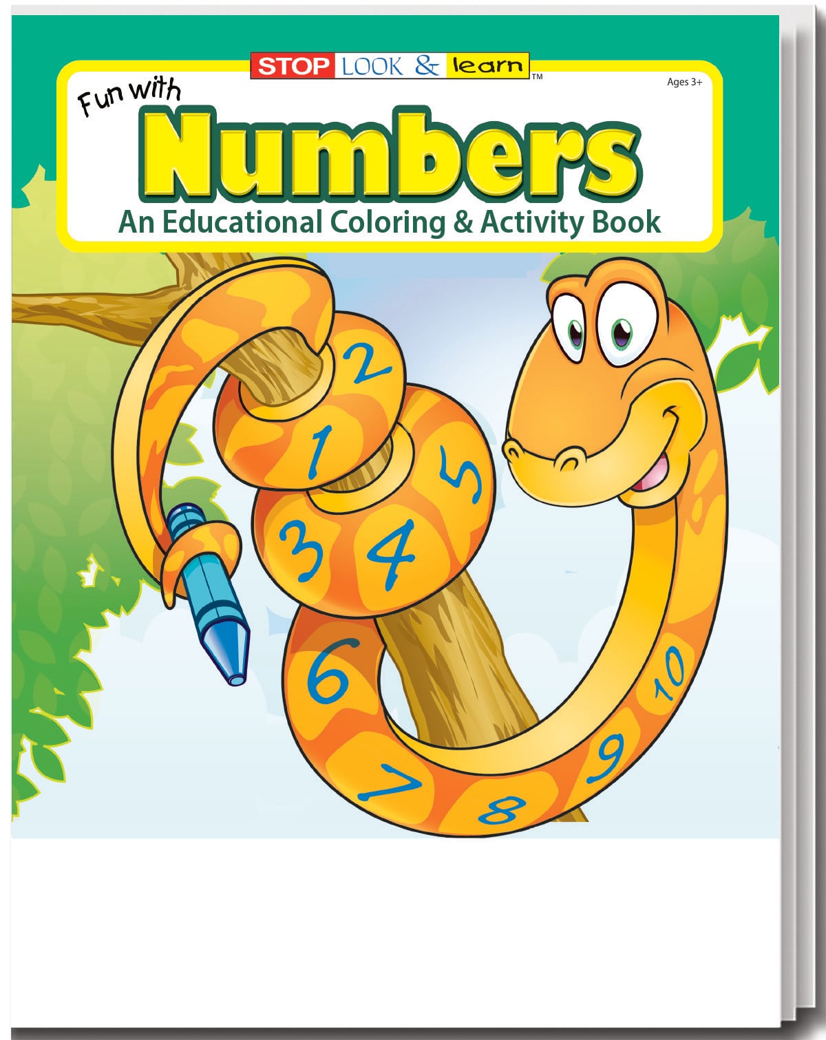 Coloring Book - Fun with Numbers Case of 125