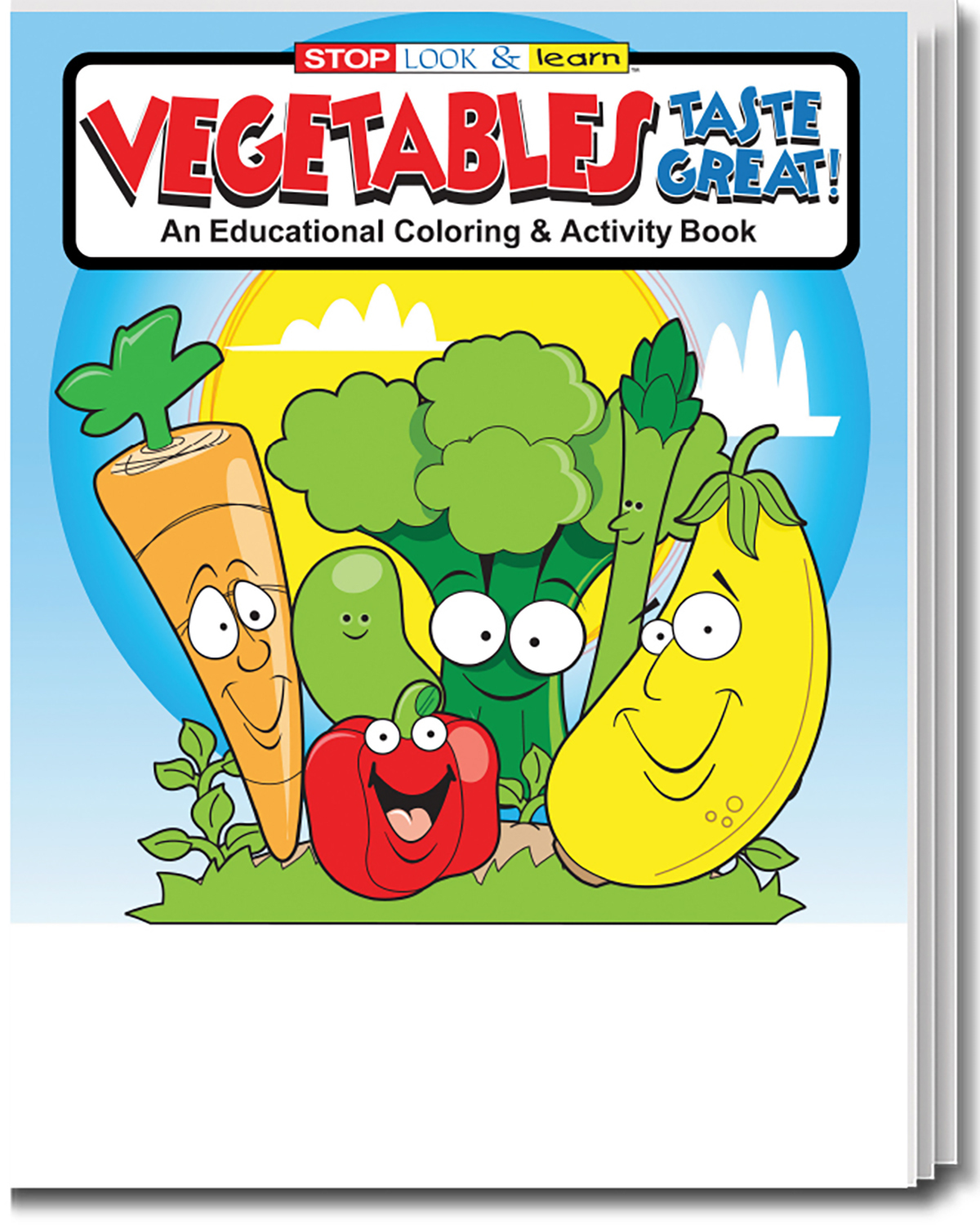 Coloring Book - Vegetables Taste Great Case of 125