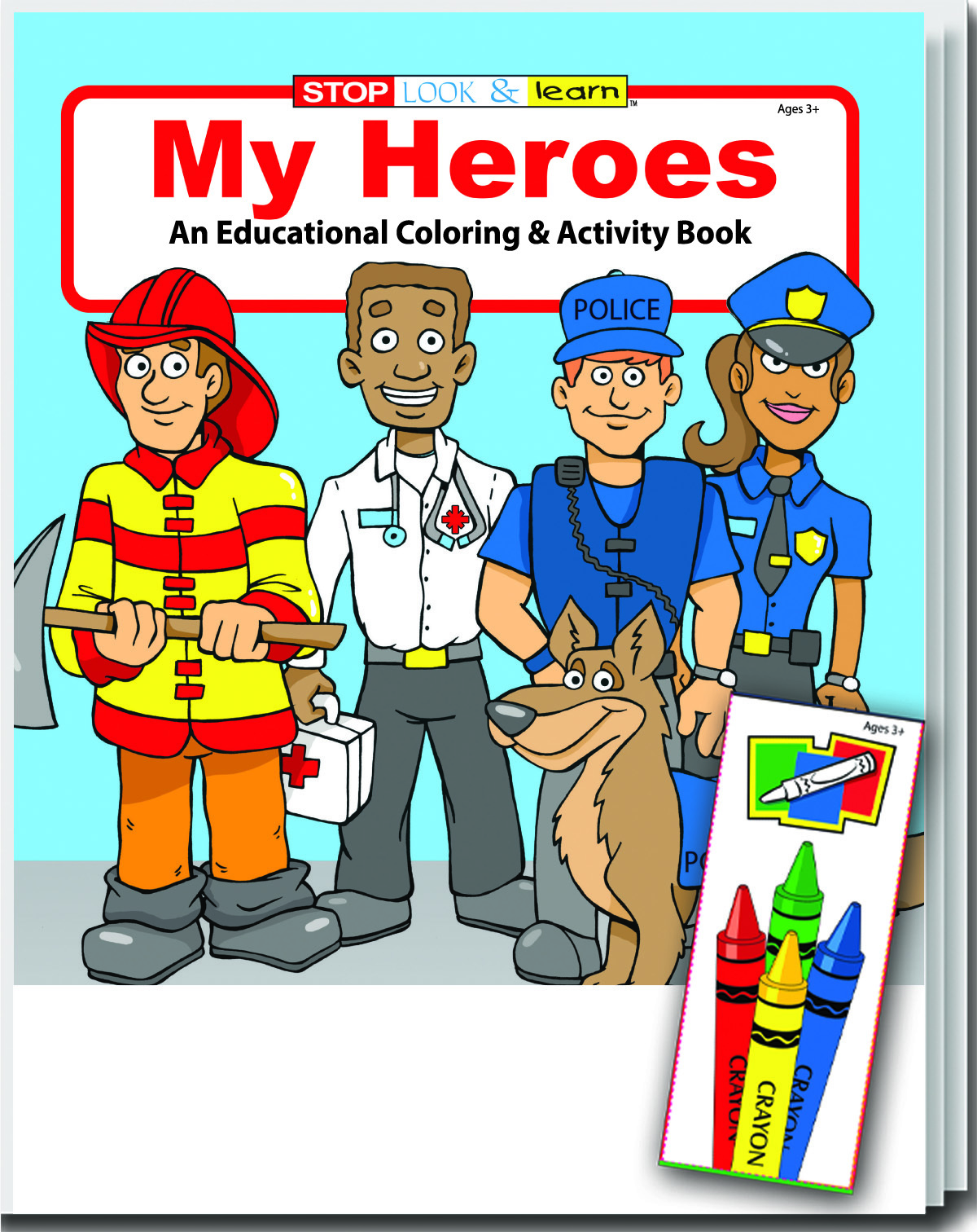 Coloring Book Fun Pack - My Heroes Case of 72