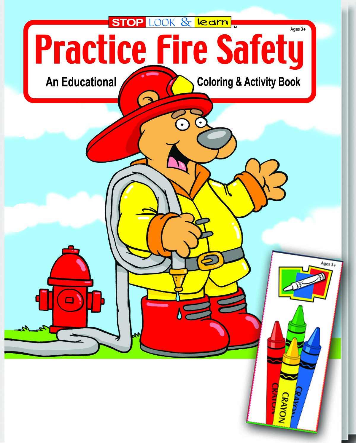 Coloring Book Fun Pack - Practice Fire Safety Case of 72