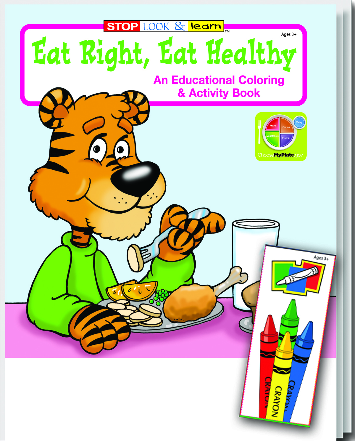 Coloring Book Fun Pack - Eat Right  Eat Healthy Case of 72