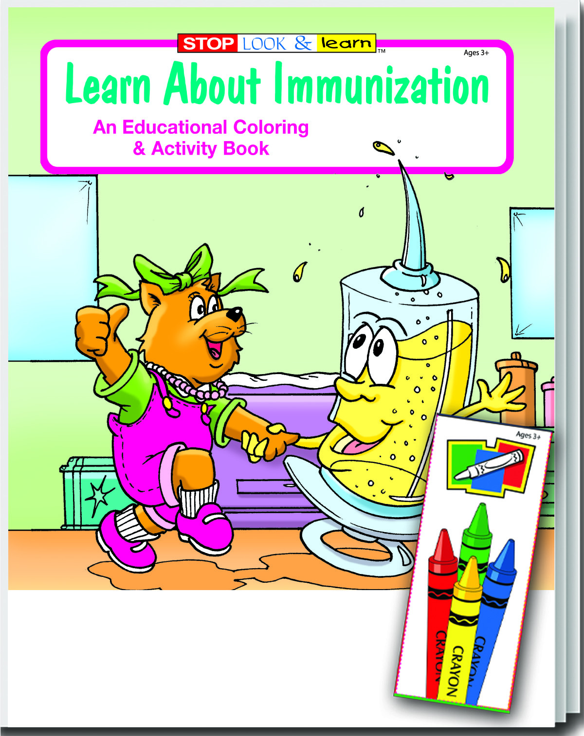 Coloring Book Fun Pack - Learn About Immunization Case of 72