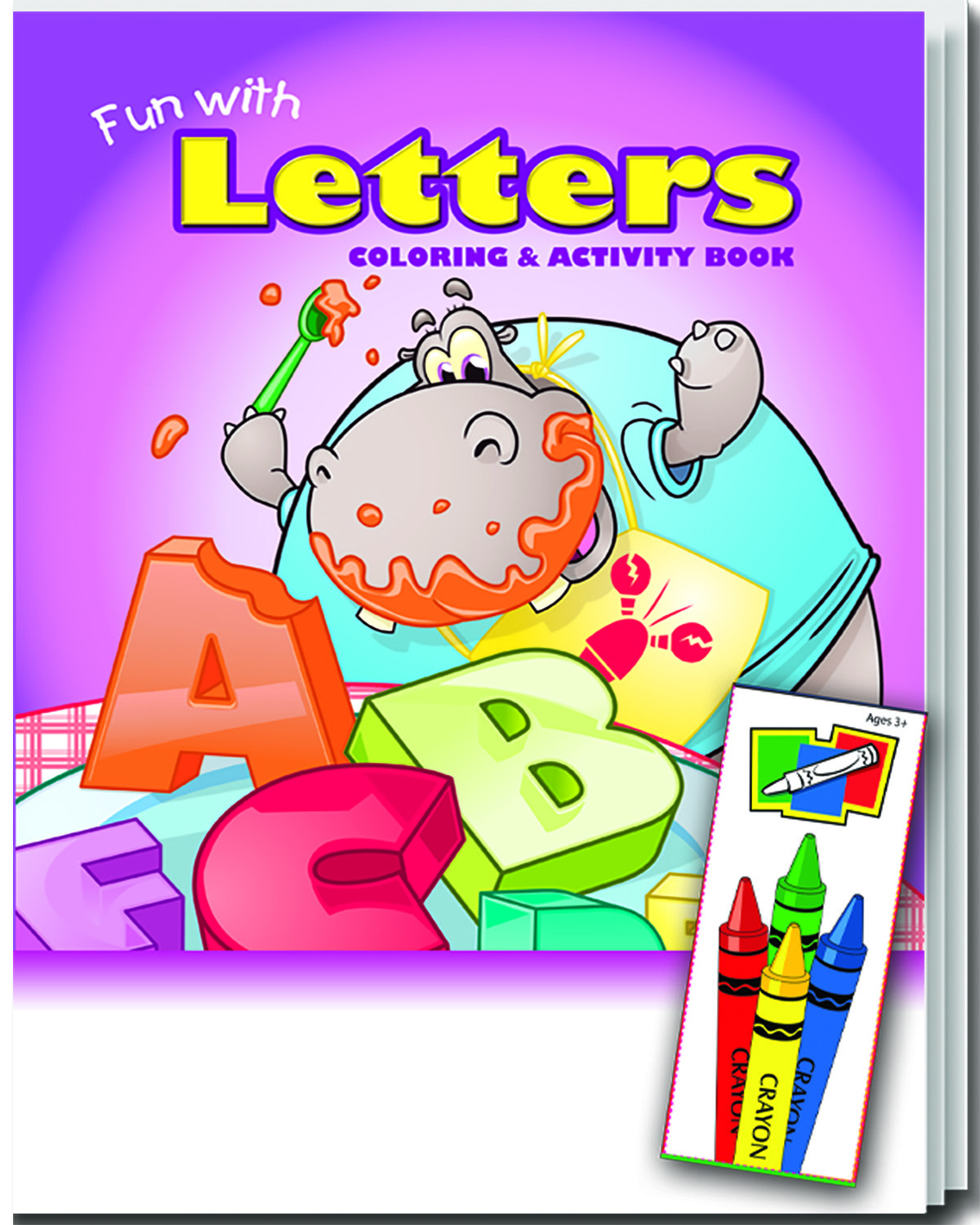 Coloring Book Fun Pack - Fun with Letters Case of 72