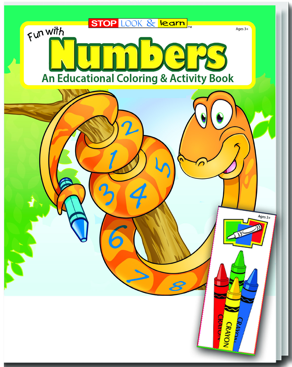 Coloring Book Fun Pack - Fun with Numbers Case of 72