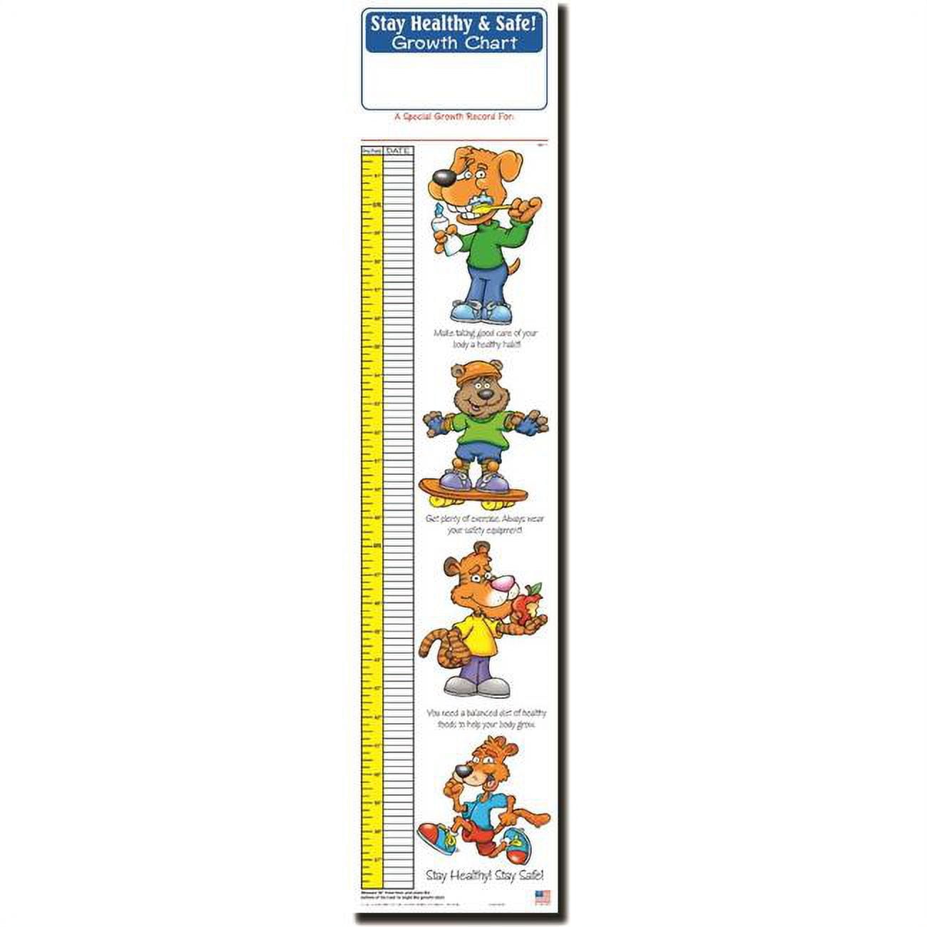 Picture of DDI 2345994 Growth Charts - Stay Healthy and Safe Case of 250