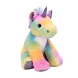 Picture of DDI 2348132 10 in. Sitting Unicorn Plush&#44; Rainbow Sherbert - Case of 24