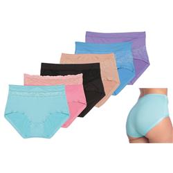 Picture of DDI 2346584 Full-Cut Mid Rise Microfiber Feel Women&apos;s Underwear Plus Sizes - Assorted Case of 72