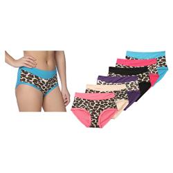 Picture of DDI 2346592 Women&apos;s Spandex Panties with Cheetah Panel - M/L/XL - Assorted Case of 72