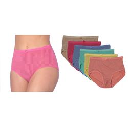 Picture of DDI 2346596 Women&apos;s Tonal Stripe Brief Underwear Regular Sizes - Assorted Case of 72