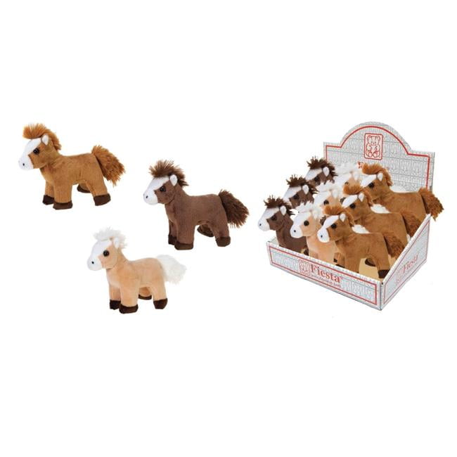 Picture of DDI 2348168 5&quot; Horse Plush - Assorted in PDQ Case of 48