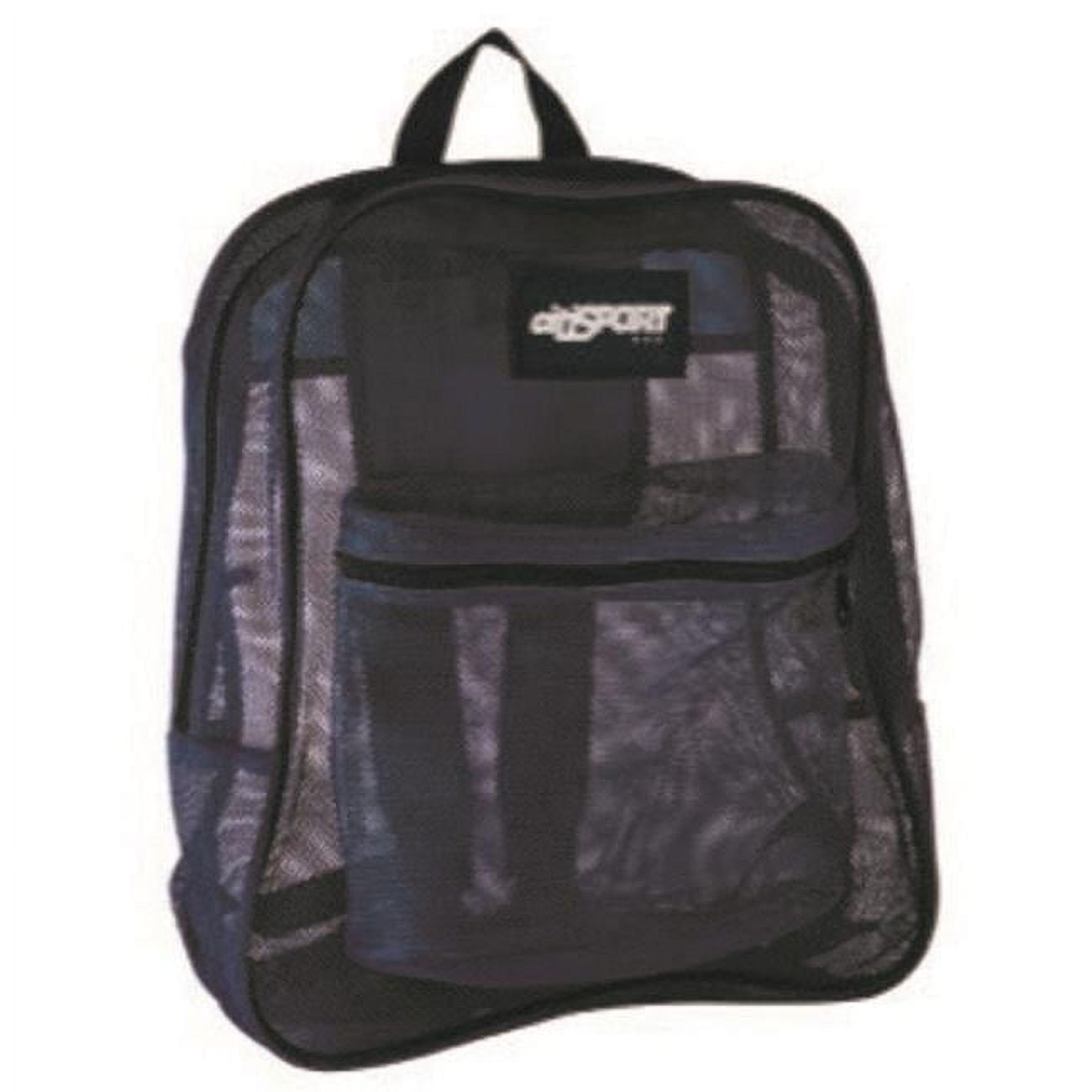 Picture of DDI 2347150 17&quot; Durable Mesh Backpack with Front Zipper - Black Case of 24