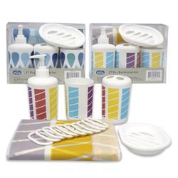 Picture of DDI 2349614 Bathroom Set&#44; Assorted Color - Case of 24 - 17 Piece