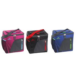 Picture of DDI 233975 Classic Multicolored Insulated Cooler with Mesh Pocket 24 Pack Case of 12