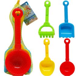 9-10 in. Beach Shovel & Pail, Assorted Color - Case of 48 - 4 Piece