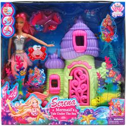 Picture of DDI 2349155 11.5 in. Mermaid Doll with Accessories&#44; Assorted Color - Case of 12
