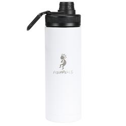 Picture of DDI 2350626 18 oz Stainless Steel Vacuum Insulated Water Bottle with Spout - White Case of 16