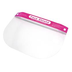 Picture of DDI 2348564 Kids&apos; Face Shield with Foam Forehead Band and Elastic Strap - Magenta Case of 20