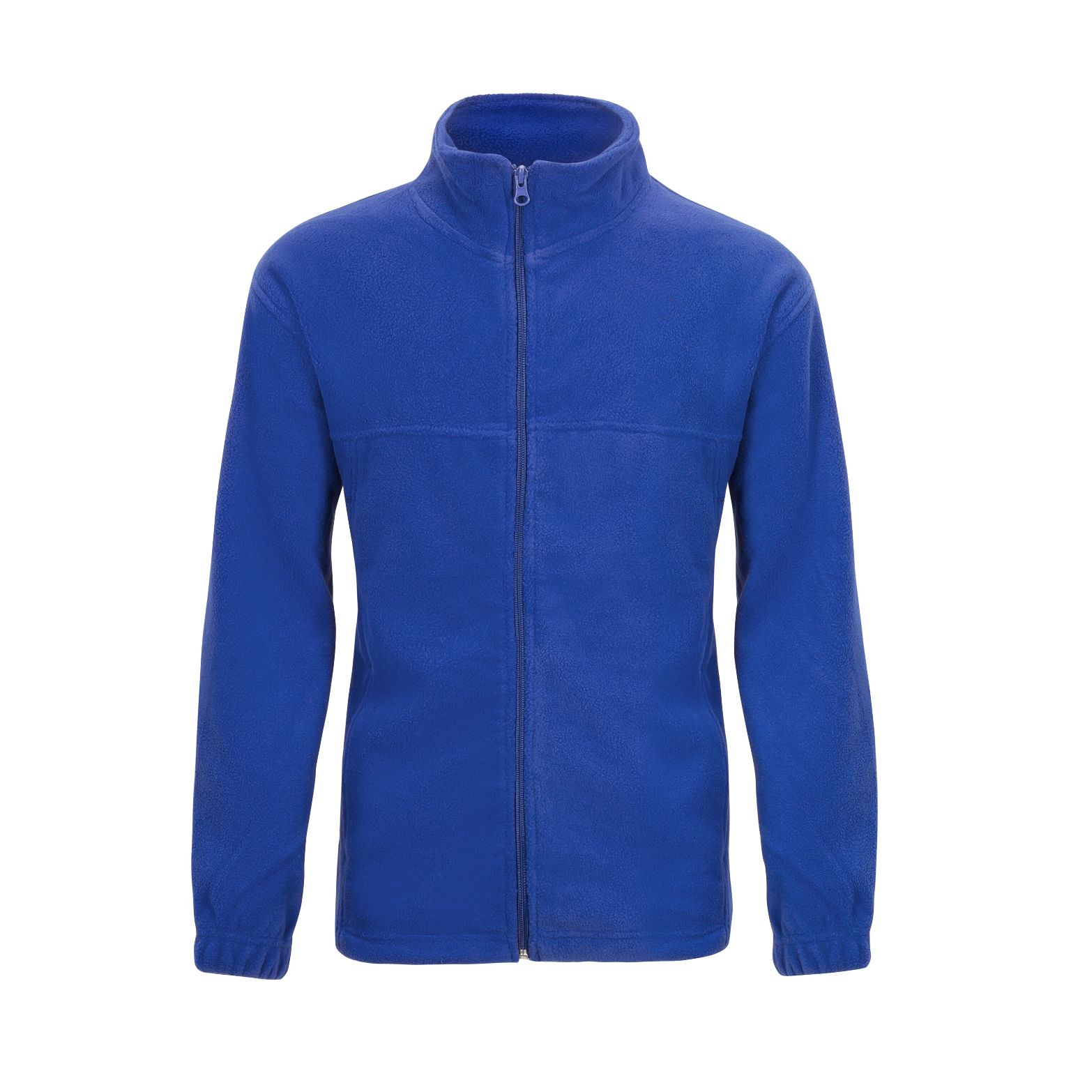 Men's Polar Fleece Jacket - Royal Blue, Medium case of 12