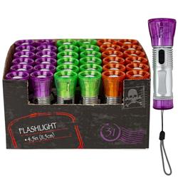 Picture of DDI 2351513 Led Halloween Flashlight&#44; Orange&#44; Green & Purple - Case of 36