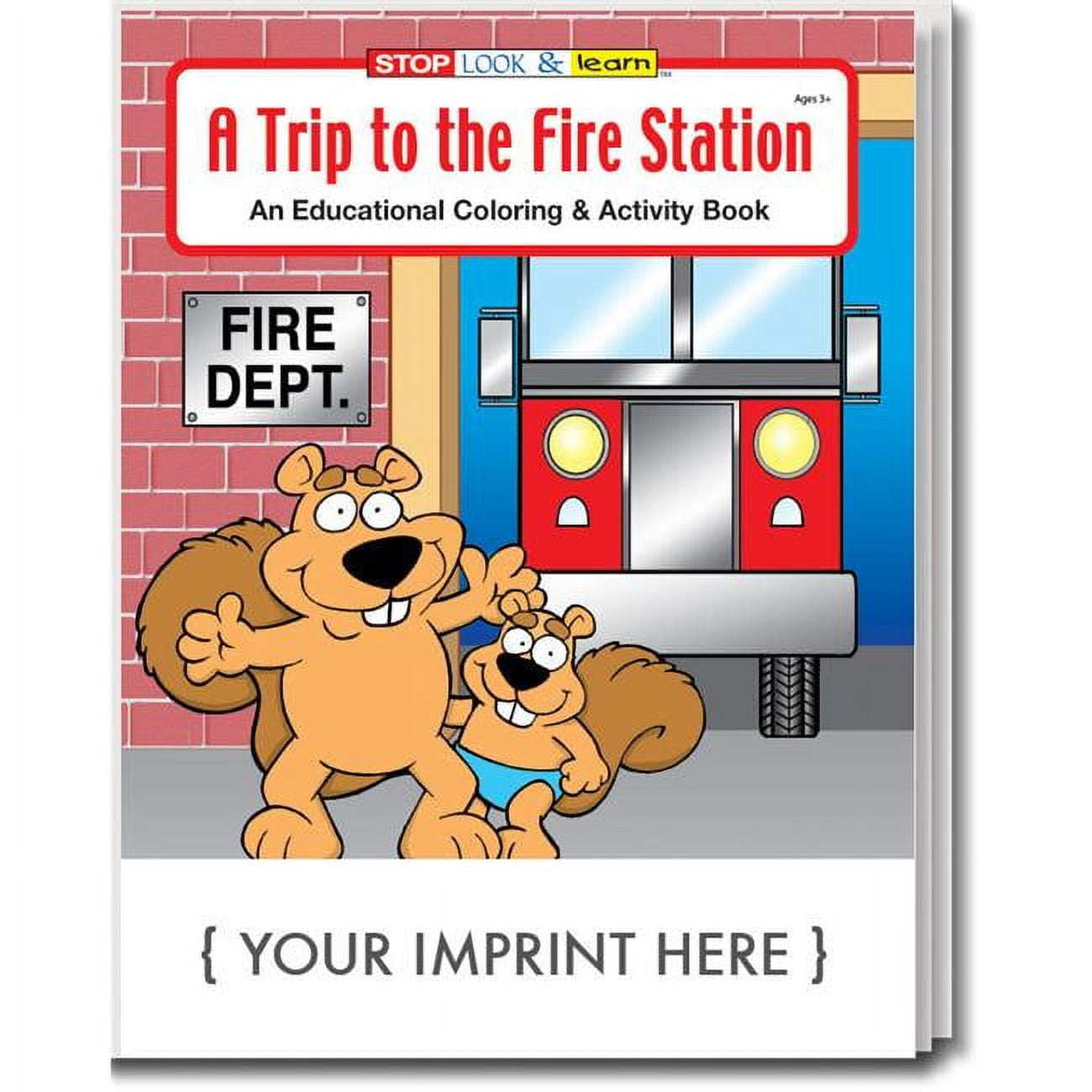 Picture of DDI 2350878 A Trip to the Fire Station Coloring Book Case of 125