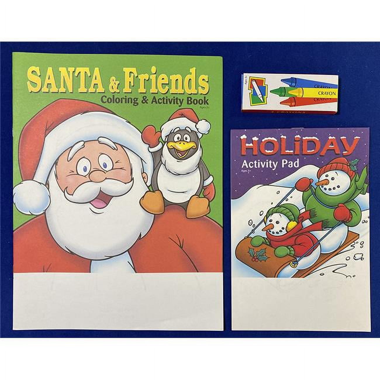 Picture of DDI 2351817 Christmas Holiday Coloring Kit 1 Case of 60