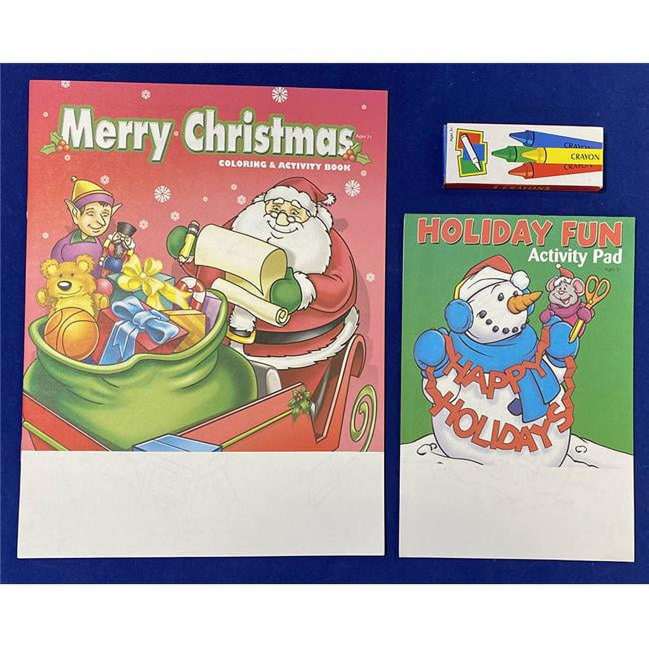 Picture of DDI 2351818 Christmas Holiday Coloring Kit 2 Case of 60